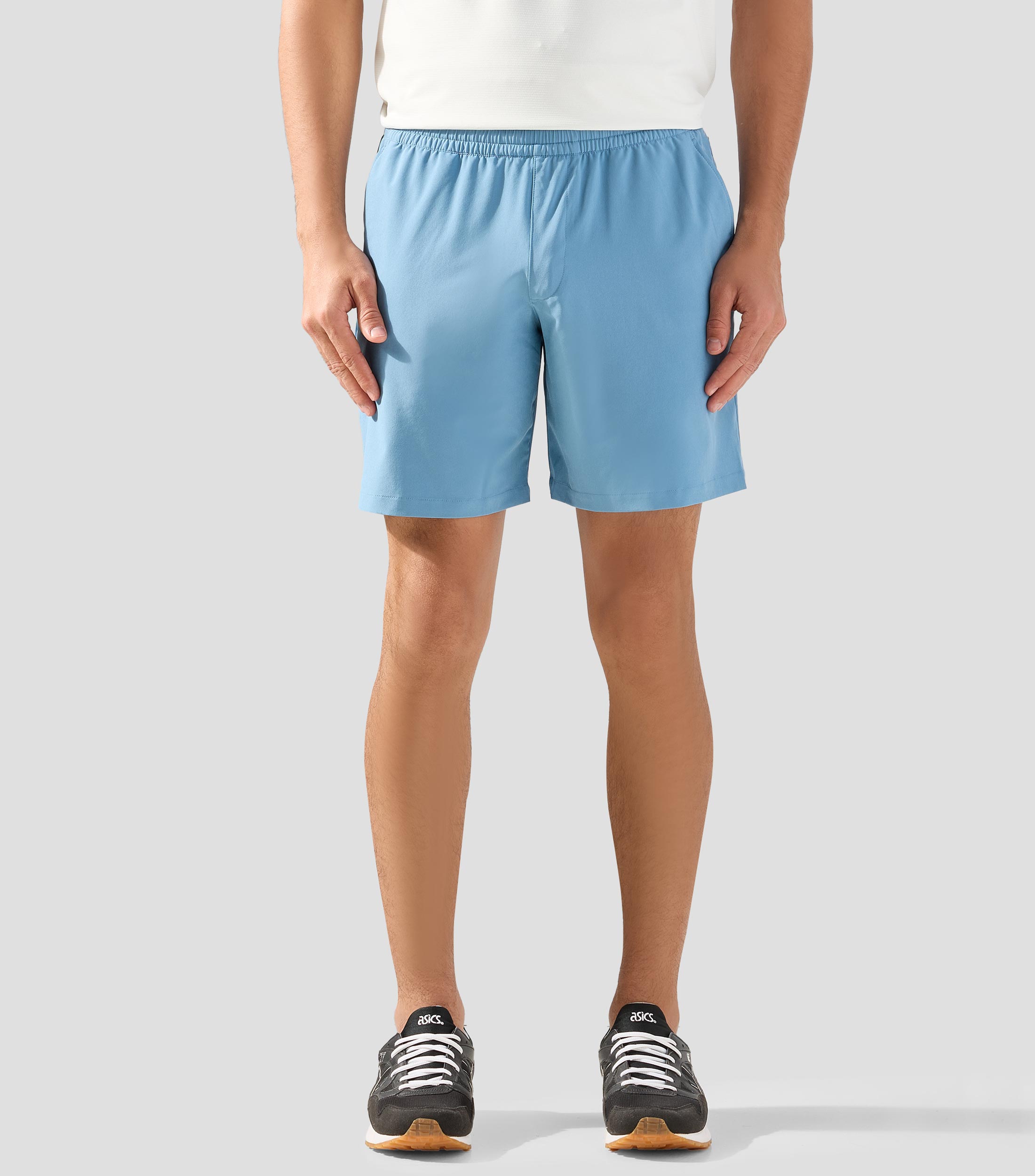 Short para entrenamiento liso Hombre